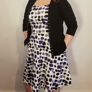NWT Polka Dot Fit and Flare Dress